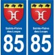 85 Sainte-Flaive-des-Loups blason autocollant plaque stickers ville
