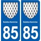 85 Sainte-Hermine blason autocollant plaque stickers ville