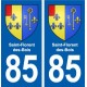 85 Saint-Florent-des-Bois blason autocollant plaque stickers ville