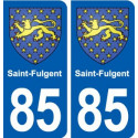85 Saint-Fulgent blason autocollant plaque stickers ville
