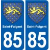 85 Saint-Fulgent blason autocollant plaque stickers ville