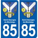 85 Saint-Georges-de-Montaigu blason autocollant plaque stickers ville