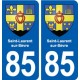 85 Saint-Laurent-sur-Sèvre blason autocollant plaque stickers ville