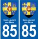 85 Saint-Laurent-sur-Sèvre blason autocollant plaque stickers ville