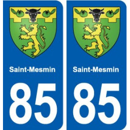 85 Saint-Mesmin blason autocollant plaque stickers ville
