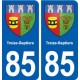 85 Treize-Septiers blason autocollant plaque stickers ville