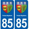 85 Treize-Septiers blason autocollant plaque stickers ville