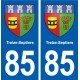 85 Treize-Septiers blason autocollant plaque stickers ville