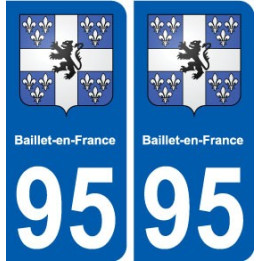 95 Baillet-en-France blason autocollant plaque stickers ville