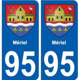 95 Mériel blason autocollant plaque stickers ville