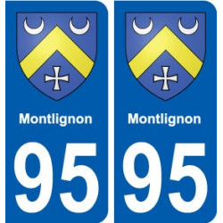 95 Montlignon blason autocollant plaque stickers ville