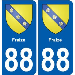 88 Fraize blason autocollant plaque stickers ville