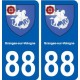 88 Granges-sur-Vologne blason autocollant plaque stickers ville