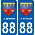 88 Le Syndicat blason autocollant plaque stickers ville
