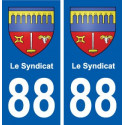 88 Le Syndicat blason autocollant plaque stickers ville