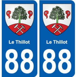 88 Le Thillot blason autocollant plaque stickers ville