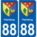 88 Plainfaing blason autocollant plaque stickers ville