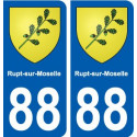 88 Rupt-sur-Moselle blason autocollant plaque stickers ville