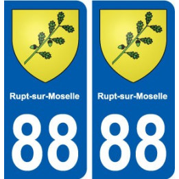 88 Rupt-sur-Moselle blason autocollant plaque stickers ville