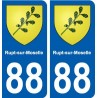88 Rupt-sur-Moselle blason autocollant plaque stickers ville