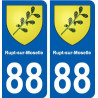 88 Rupt-sur-Moselle blason autocollant plaque stickers ville
