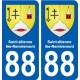 88 Saint-étienne-lès-Remiremont blason autocollant plaque stickers ville