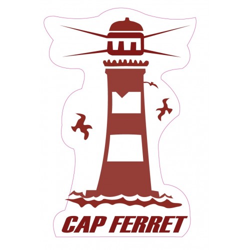 Autocollant Cap Ferret Phare 33 sticker adhesif logo 1