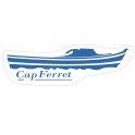 Autocollant bateau pinasse Cap Ferret stickers adhésif logo 2