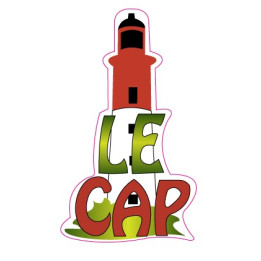 Autocollant Cap Ferret Phare 33 sticker adhesif logo 2