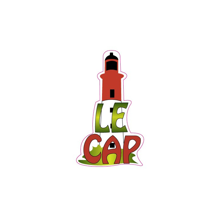 Autocollant Cap Ferret Phare 33 sticker adhesif logo 2