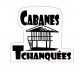 Autocollant cabanes tchanquées stickers adhésif logo 1