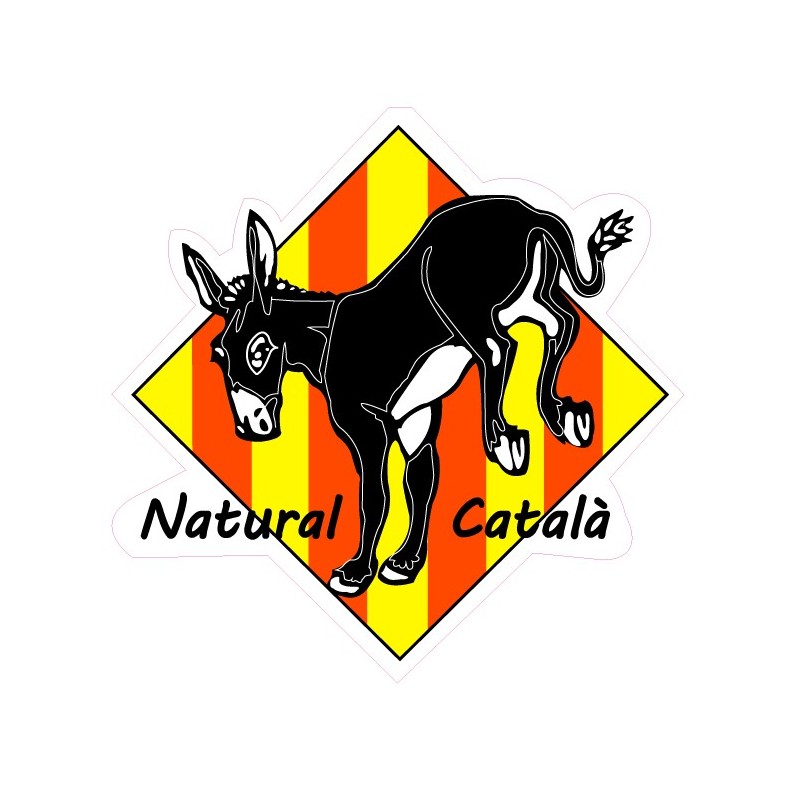 10x  Autocollant Sticker burro ane catalan espagne NEUF 