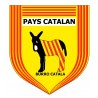 Stickers blason Pays Catalan burro ane rayé autocollant adhésif logo 1