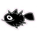 Autocollant poisson fish  sticker adhesif logo 5