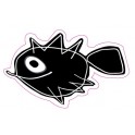Autocollant poisson fish  sticker adhesif logo 5