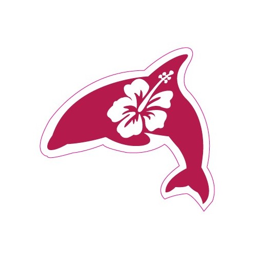 Dauphin Dolphin autocollant stickers adhésif logo 1