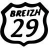 29 Breizh logo sticker adhésif logo autocollant adhésif Bretagne