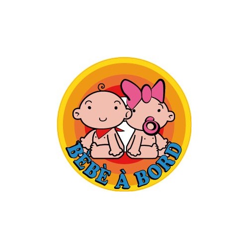 Autocollant Bord Bébé à bord sticker enfants logo 1-1