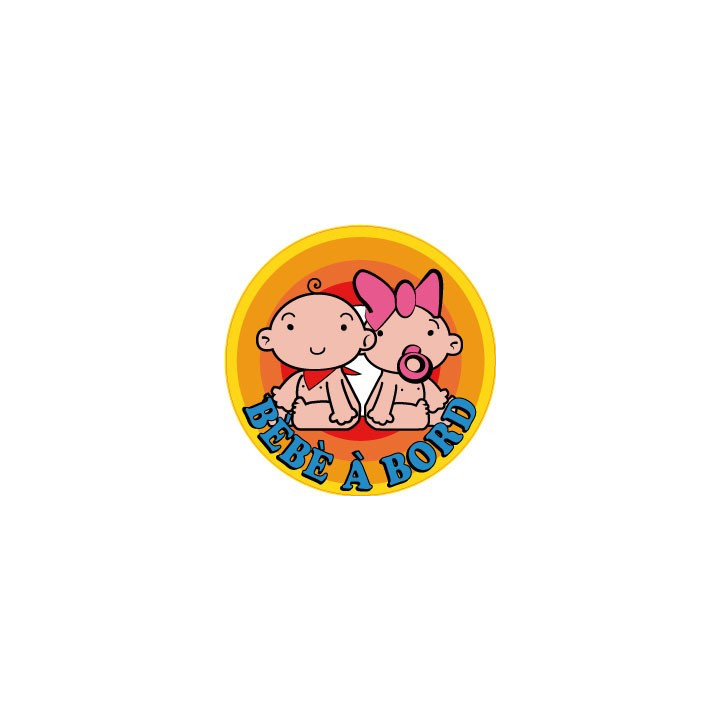 Autocollant Bord Bébé à bord sticker enfants logo 1-1