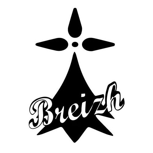 Autocollant sticker Bretagne Breizh Breton logo 2-1