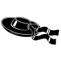 autocollant bretagne chapeau breton logo