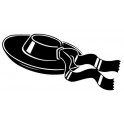 autocollant bretagne chapeau breton logo