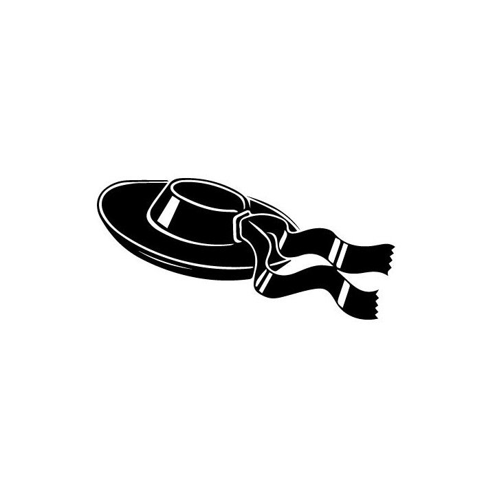autocollant bretagne chapeau breton logo