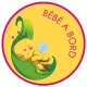 autocollant bébé à bord abeille sticker