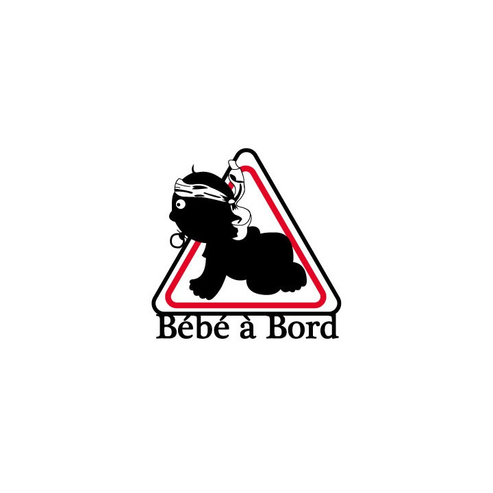 Autocollant Bébé à bord Corse foulard sticker adhesif