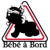 Autocollant Bébé à bord Corse foulard sticker adhesif