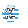 Autocollant sticker Bébé à Bord Drapeau Bretagne Breizh