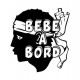 Decal sticker Baby on Board head corse logo 5-1