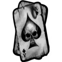 Sticker head of death card ace of spades 8-3