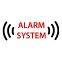 Adesivo per auto allarme adesivo sistema di allarme 16
